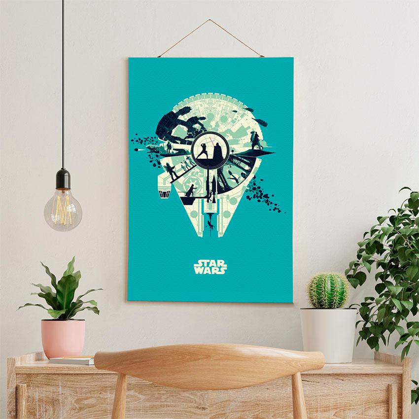 Постер на стену из ткани «Звездные войны. Популярная вселенная. Star Wars. Popular universe»