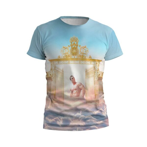 Футболка мужская спортивная с принтом «Билли Херрингтон. Райские врата. Billy Herrington. Gates of Paradise»