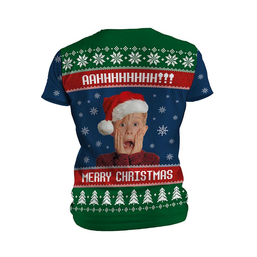 Футболка чоловіча спортивна з принтом «Кевін Маккалістер. Сам Удома. Несподіване Свято. Kevin McCallister. Home Alone. Unexpected Holiday»