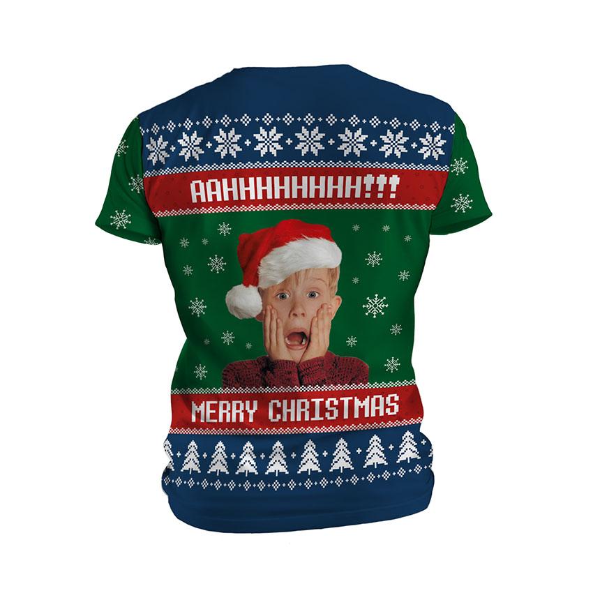 Футболка чоловіча спортивна з принтом «Кевін Маккалістер. Сам Удома. Несподіване Свято. Kevin McCallister. Home Alone. Unexpected Holiday»