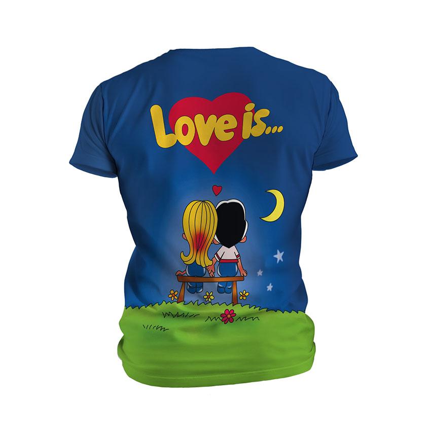 Футболка мужская спортивная с принтом «Любовь это... Love Is...»