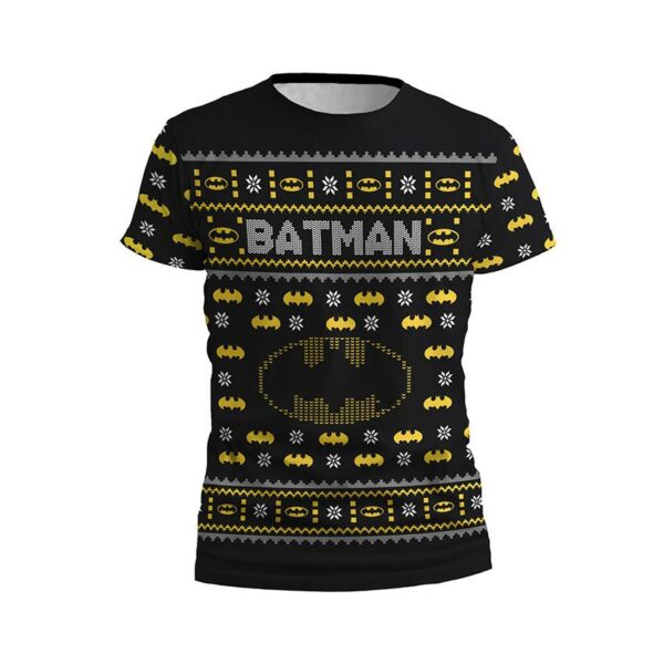 Футболка дитяча спортивна з принтом «Бетмен. Захисник Різдва. Batman. Protector of Christmas»