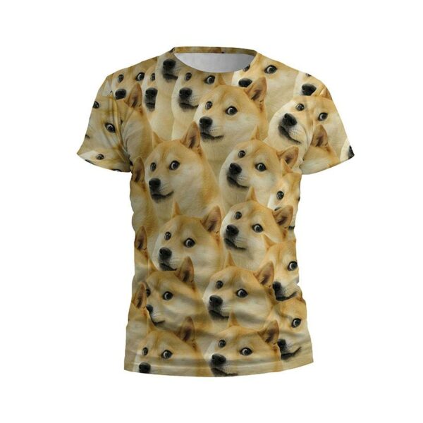 Футболка детская спортивная с принтом «Доге. Шиба-ину. Мем. Doge. Shiba inu. Meme»