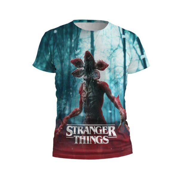 Футболка дитяча спортивна з принтом «Дивні дива. Демогоргон. Stranger Things. Demogorgon»