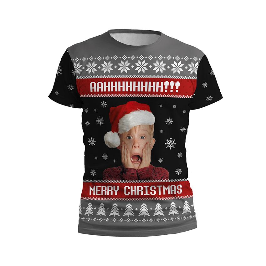 Футболка дитяча спортивна з принтом «Кевін Маккалістер. Сам Удома. Несподіване Свято. Kevin McCallister. Home Alone. Unexpected Holiday»