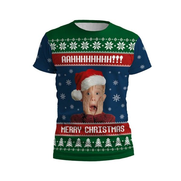 Футболка дитяча спортивна з принтом «Кевін Маккалістер. Сам Удома. Несподіване Свято. Kevin McCallister. Home Alone. Unexpected Holiday»