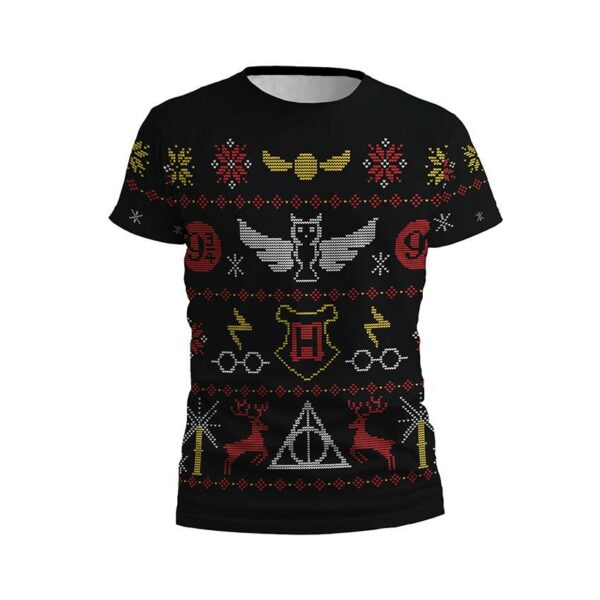 Футболка дитяча спортивна з принтом «Гаррі Поттер. Новорічна казка. Harry Potter. New Year’s Tale»