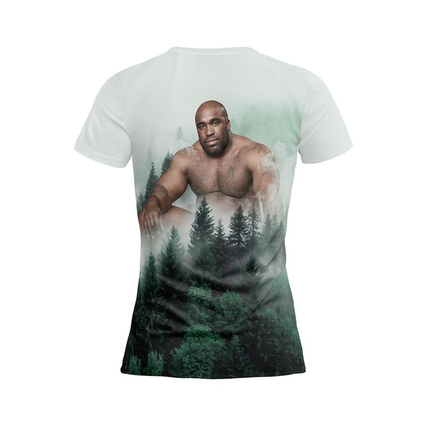 Футболка жіноча спортивна з принтом «Баррі Вуд. Сила природи. Barry Wood. Power of Nature»