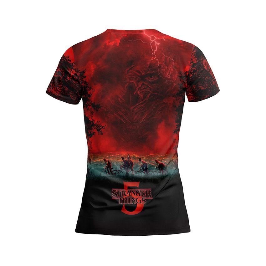 Футболка жіноча спортивна з принтом «Дивні дива. Остання пригода. Stranger Things. Last Adventure»