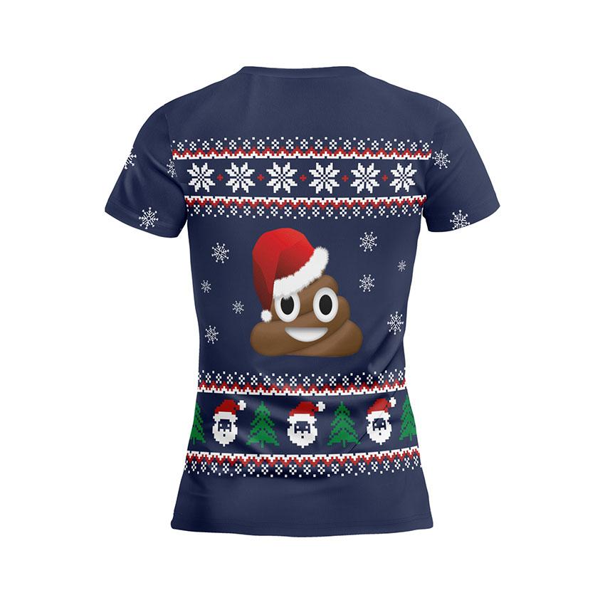 Футболка женская спортивная с принтом «Эмодзи. Праздничный юмор. Emoji. Festive Humor»