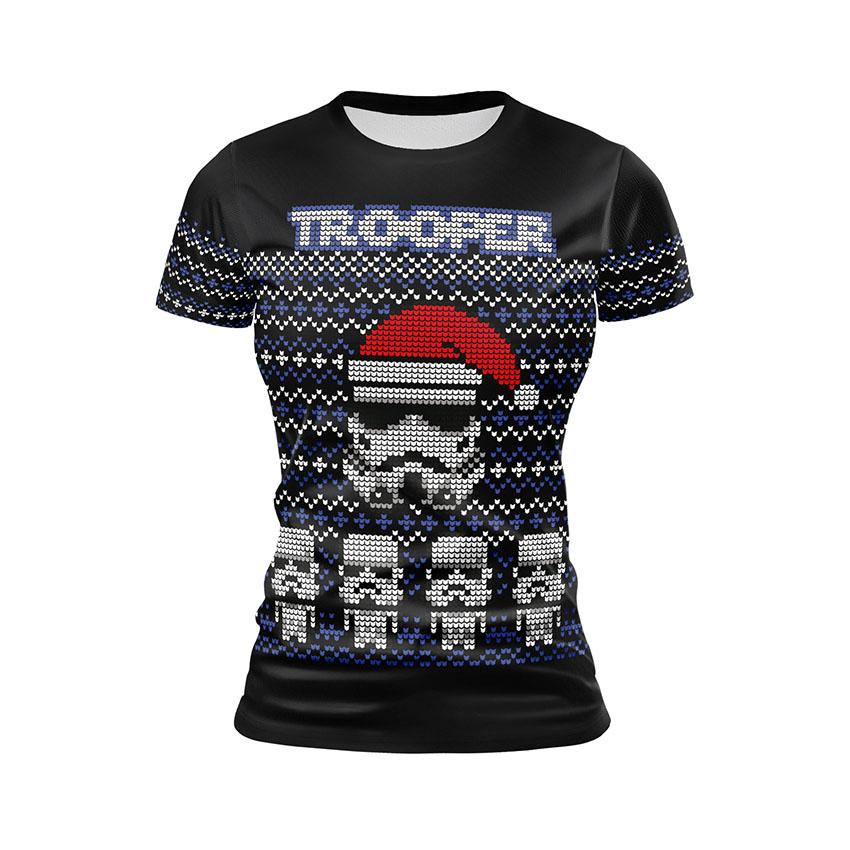 Футболка жіноча спортивна з принтом «Штурмовики. Зоряні війни. Космічне свято. Troopers. Star Wars. Space holiday»