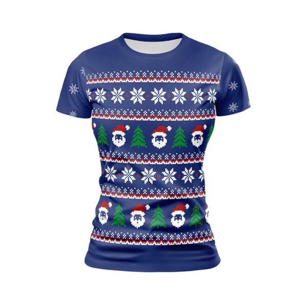 Футболка жіноча спортивна з принтом «Зимова казка. Winter Tale»