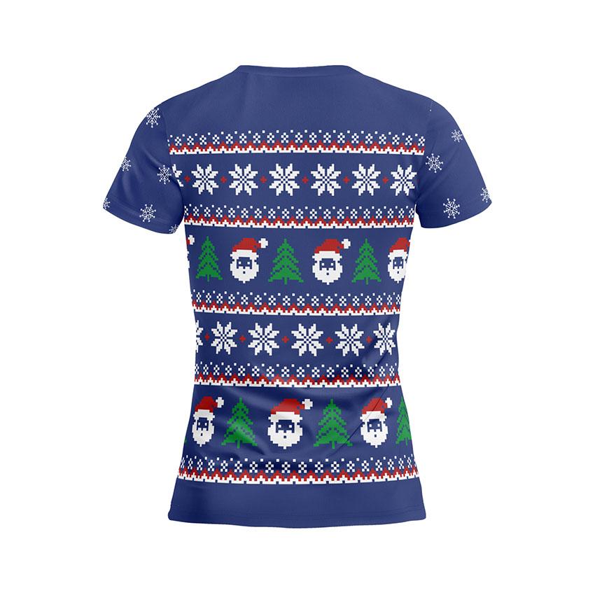 Футболка жіноча спортивна з принтом «Зимова казка. Winter Tale»