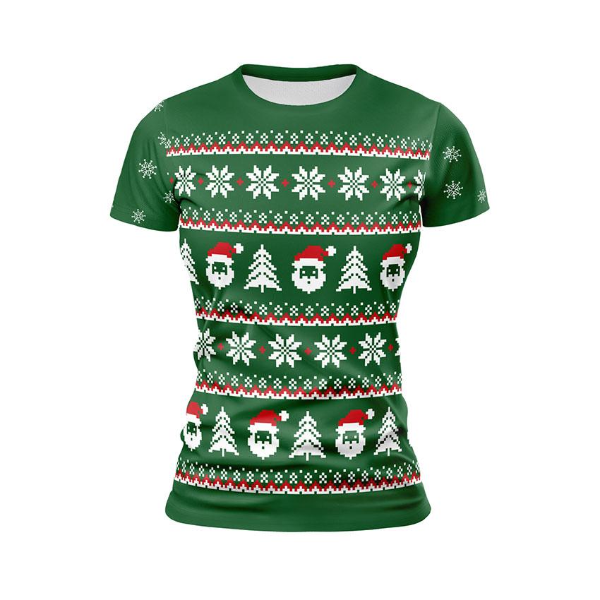 Футболка жіноча спортивна з принтом «Зимова казка. Winter Tale»