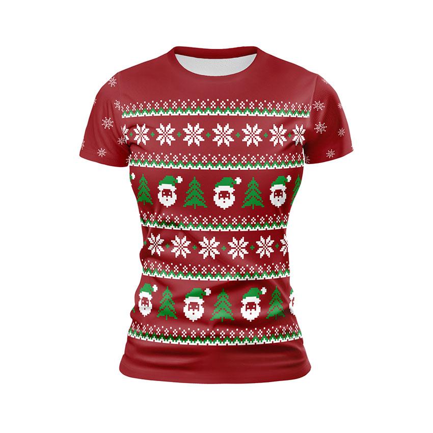 Футболка жіноча спортивна з принтом «Зимова казка. Winter Tale»