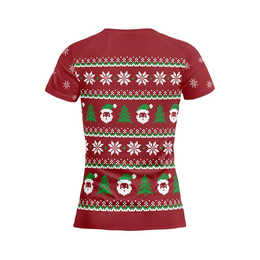 Футболка жіноча спортивна з принтом «Зимова казка. Winter Tale»