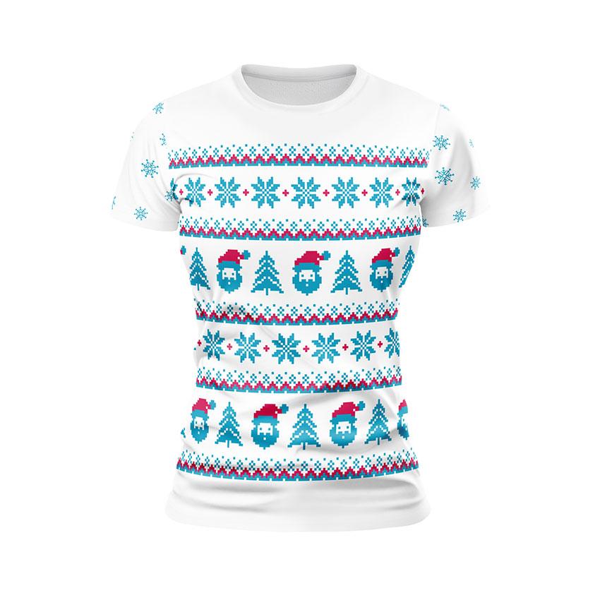 Футболка жіноча спортивна з принтом «Зимова казка. Winter Tale»