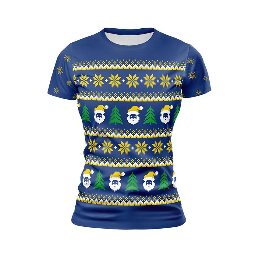 Футболка жіноча спортивна з принтом «Зимова казка. Winter Tale»