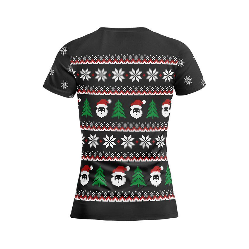 Футболка жіноча спортивна з принтом «Зимова казка. Winter Tale»