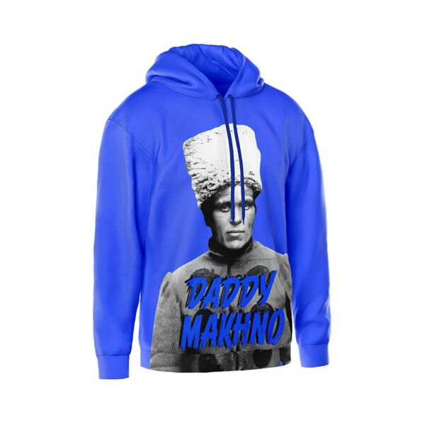 Худи мужское с принтом «Батька Махно. Daddy Makhno»