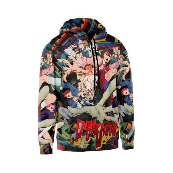 Худі чоловіче з принтом «Дандадан. Сила Героїв. Dandadan. Heroes Power»