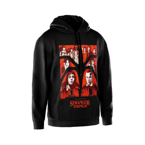 Худи мужское с принтом «Очень странные дела. Темный мир. Stranger Things. Dark World»