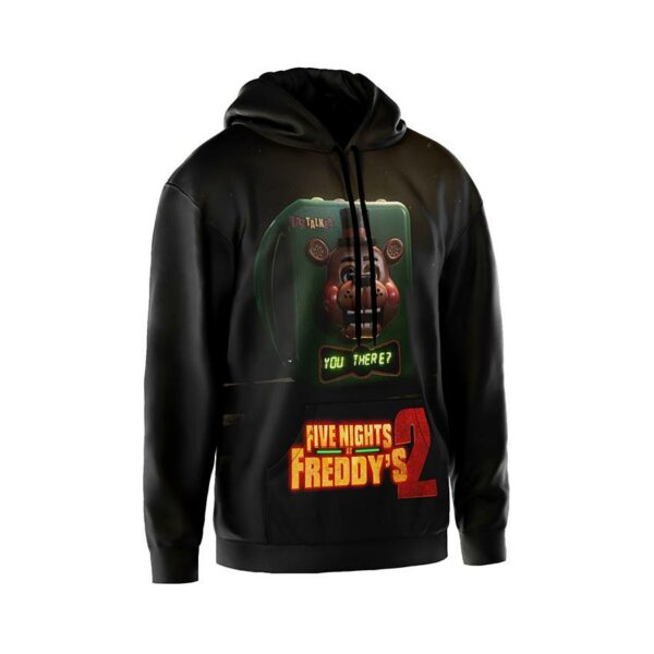 Худи мужское с принтом «Пять ночей с Фредди 2. Игра начинается. Five Nights at Freddy's 2. Game Begins»