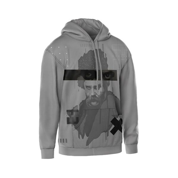 Худи мужское с принтом «Шевченко. Проникновенный взгляд. Shevchenko. Insightful look»