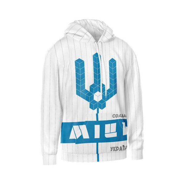Худи мужское с принтом «Украинская каменная мощь. Ukrainian stone power»