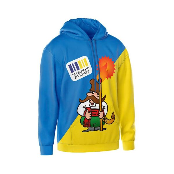 Худи мужское с принтом «Украинские спички. Ukrainian Matches»