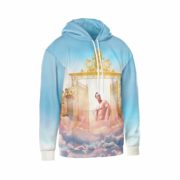 Худі чоловіче з принтом «Біллі Геррінґтон. Райські ворота. Billy Herrington. Gates of Paradise»