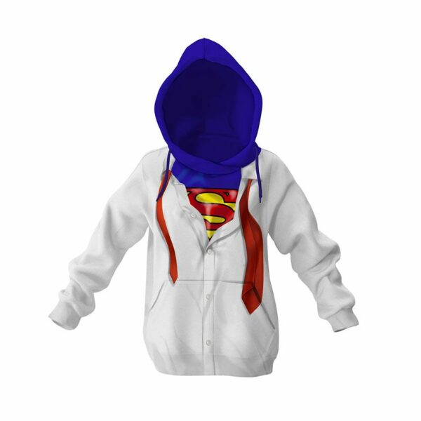 Худі дитяче з принтом «Супермен під сорочкою. Superman Under Shirt»