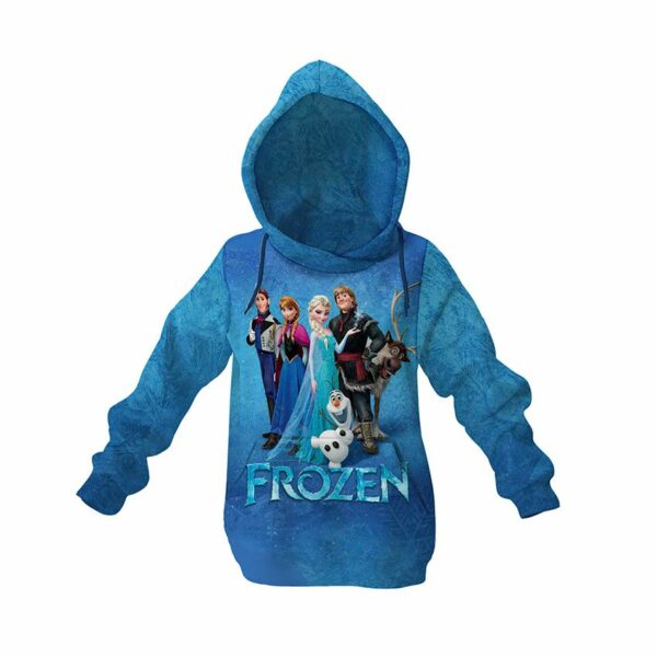 Худі дитяче з принтом «Крижане серце. Друзі Ельзи. Frozen. Elsa's Friends»