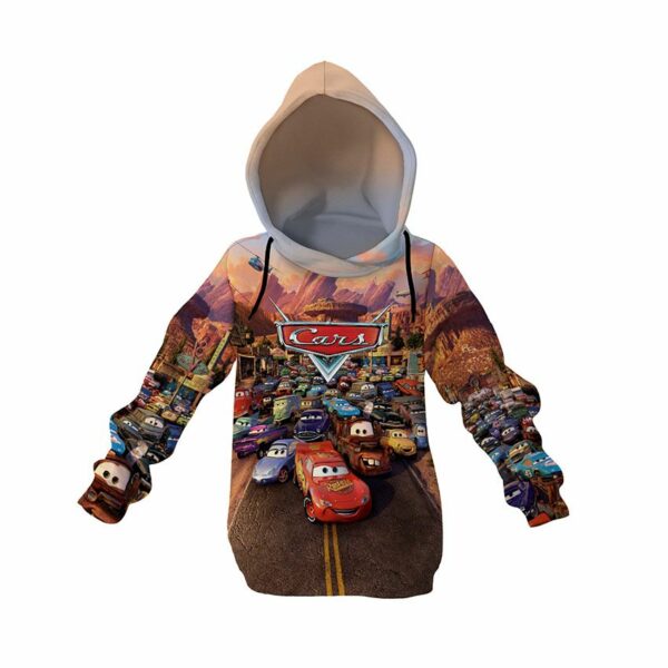 Худі дитяче з принтом «Тачки. Команда МакКвіна. Cars. McQueen’s Crew»
