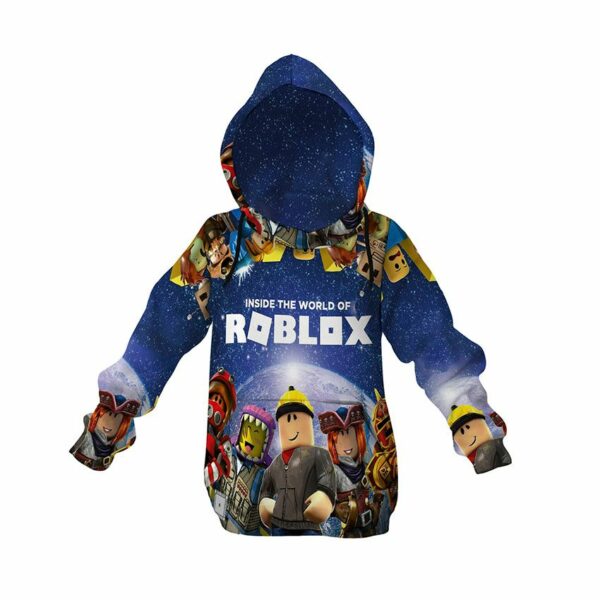 Худі дитяче з принтом «Команда Роблокс. Roblox Team»