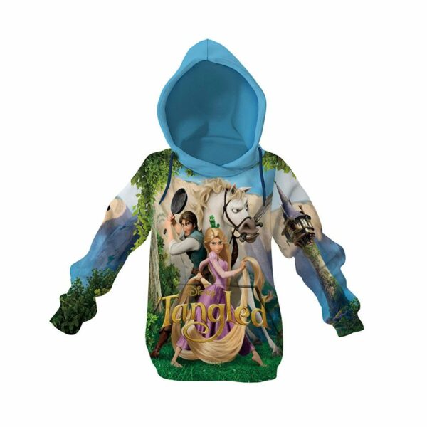 Худі дитяче з принтом «Рапунцель. Чарівна пригода. Rapunzel. Magical Adventure»