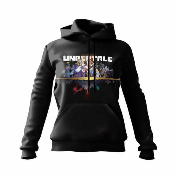 Худі жіноче з принтом «Андертейл. Дві сторони. Undertale. Two sides»