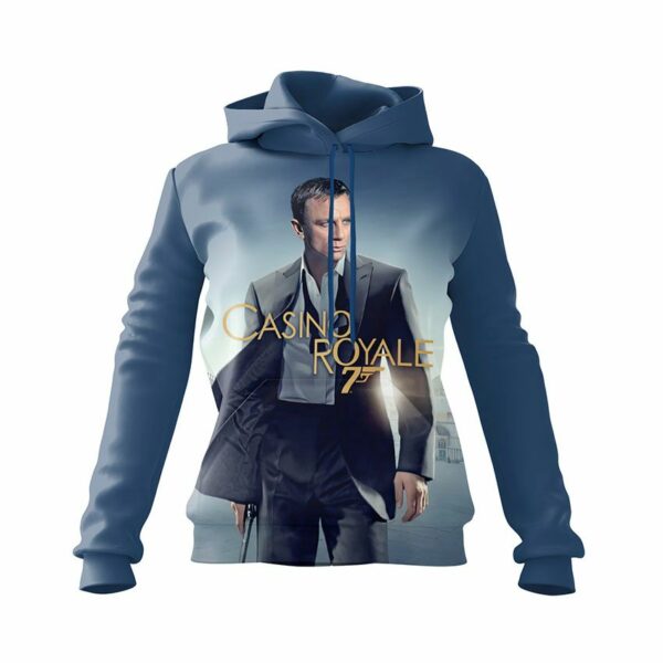 Худі жіноче з принтом «Джеймс Бонд. Казино Рояль. James Bond. Casino Royale»