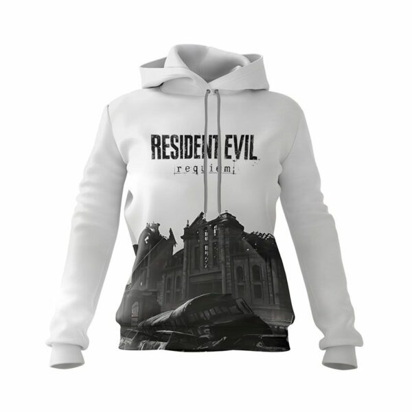 Худи женское с принтом «Обитель Зла. Выживание города. Resident Evil. City Survival»