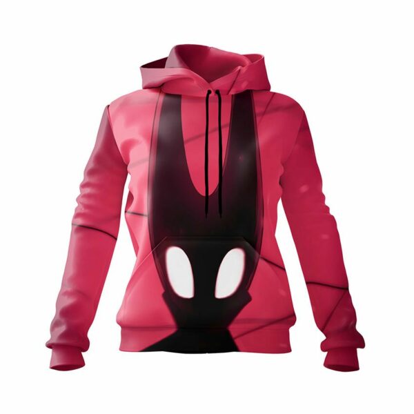 Худі жіноче з принтом «Тінь героя. Shadow of the hero. Hollow Knight: Silksong»