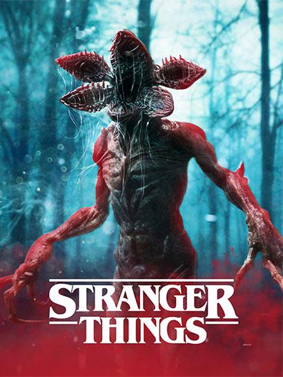 Плед «Очень странные дела. Демогоргон. Stranger Things. Demogorgon»