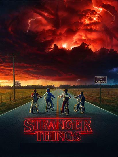 Плед «Очень странные дела. Сильная команда. Stranger Things. Strong team»