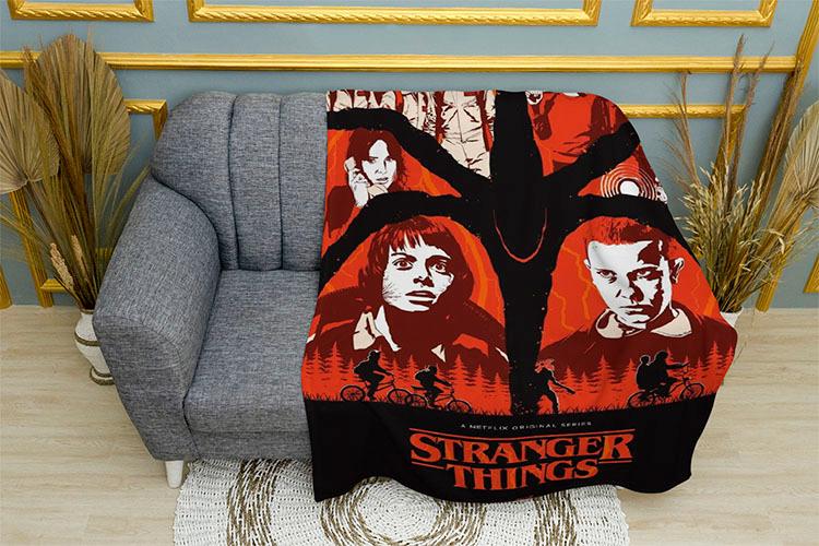 Плед «Очень странные дела. Темный мир. Stranger Things. Dark World»