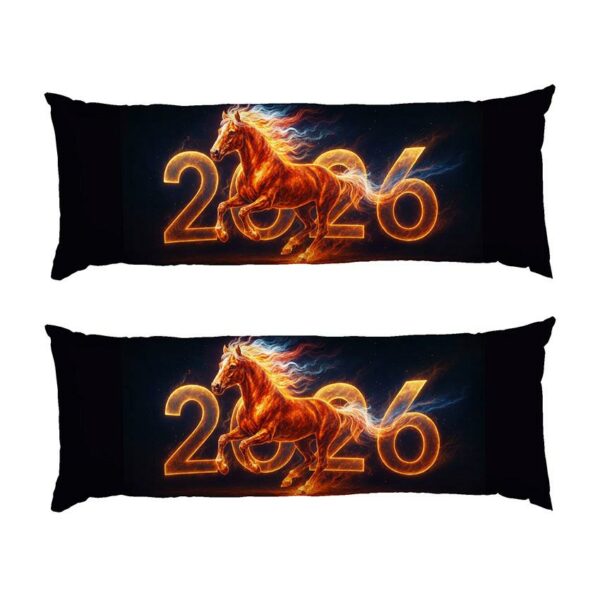 Дакімакура подушка для обіймів «Вогняний Кінь 2026. Fire Horse 2026»