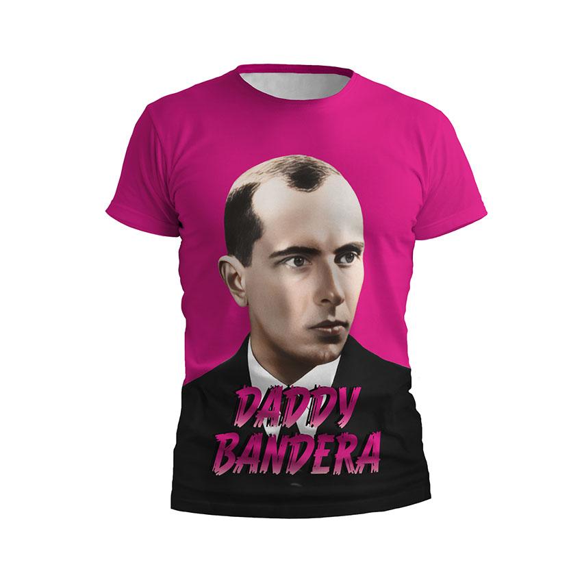 Футболка мужская спортивная с принтом «Бандера. Daddy Bandera»