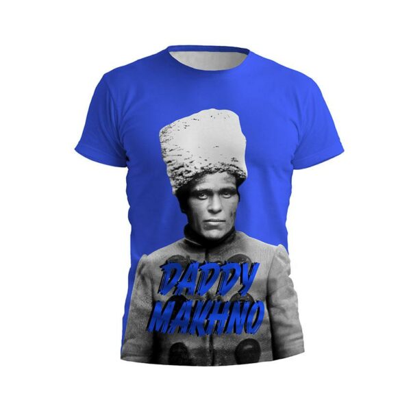 Футболка мужская спортивная с принтом «Батька Махно. Daddy Makhno»