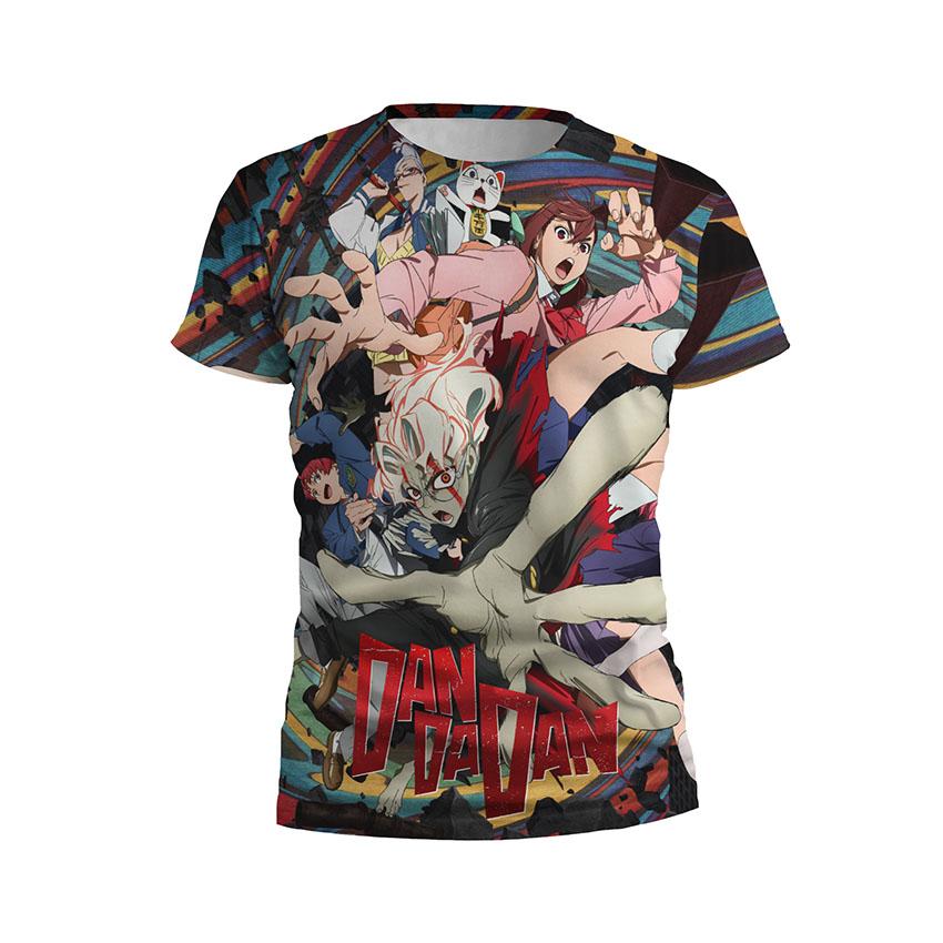 Футболка мужская спортивная с принтом «Дандадан. Сила Героев. Dandadan. Heroes Power»