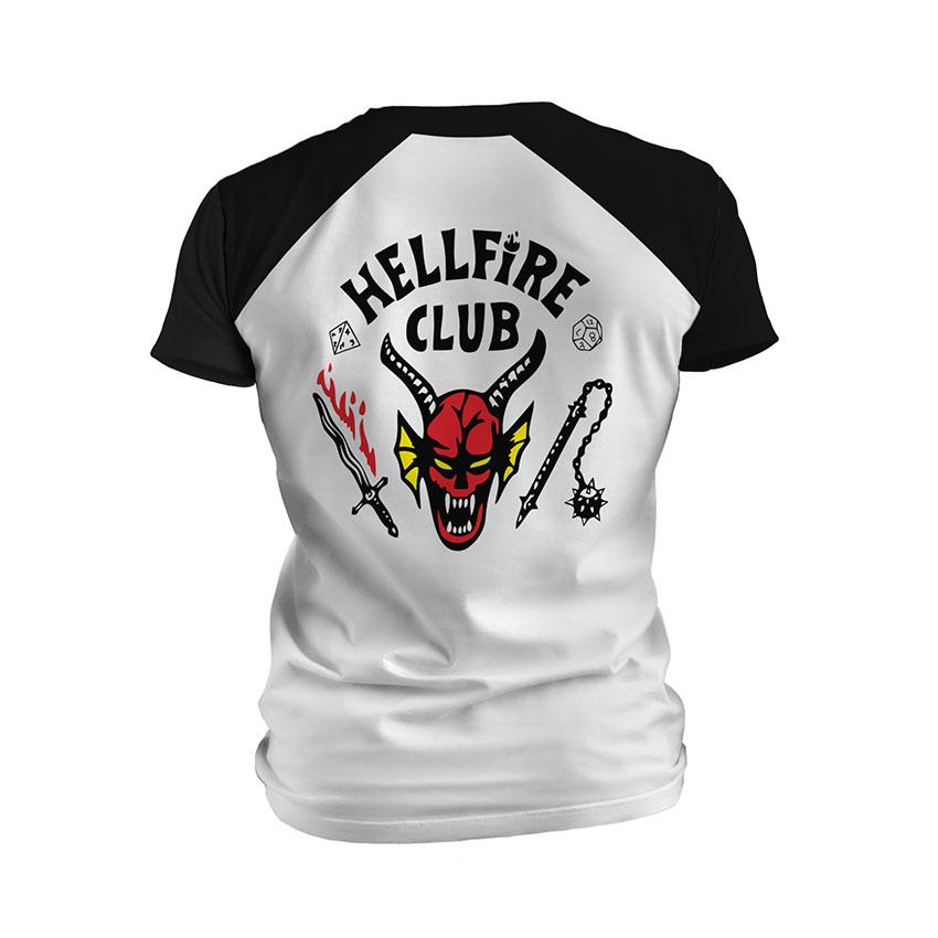 Футболка мужская спортивная с принтом «Клуб Адского Пламени. Очень странные дела. Hellfire club. Stranger Things»