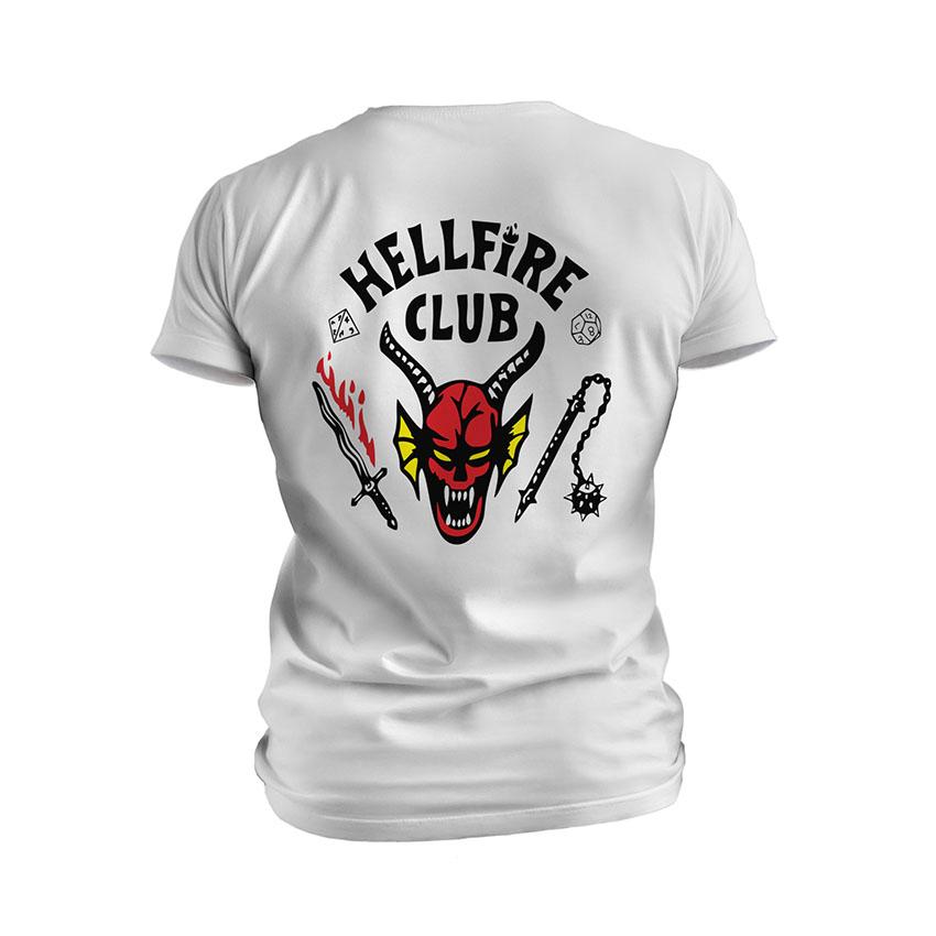 Футболка мужская спортивная с принтом «Клуб Адского Пламени. Очень странные дела. Hellfire club. Stranger Things»
