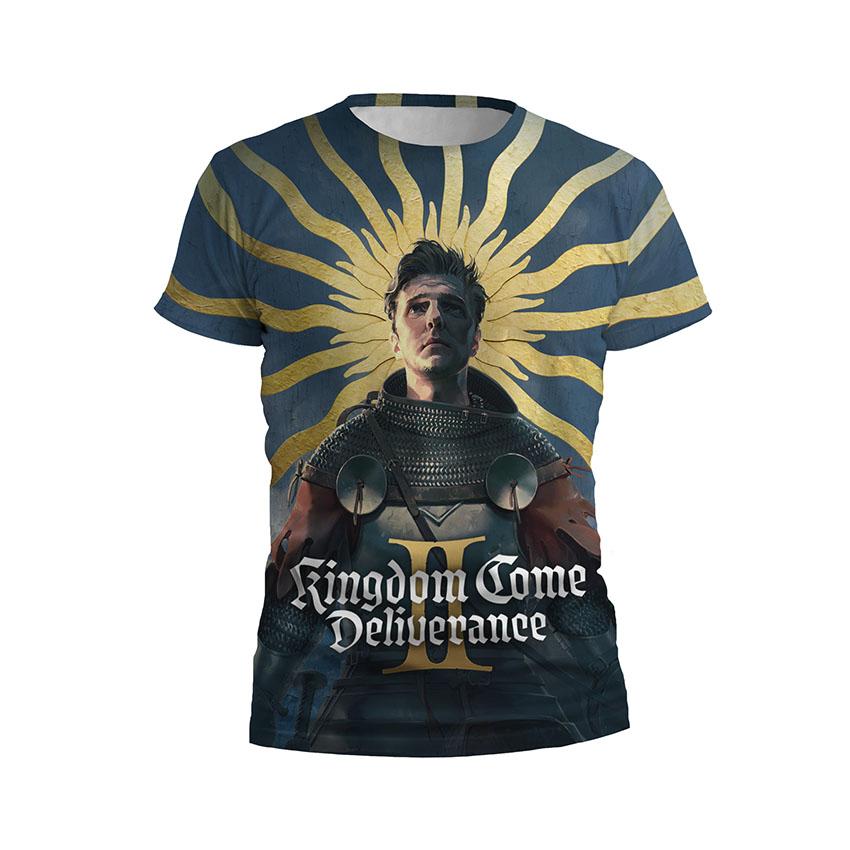 Футболка мужская спортивная с принтом «Воин Света. Knight of Light. Kingdom Come: Deliverance II»